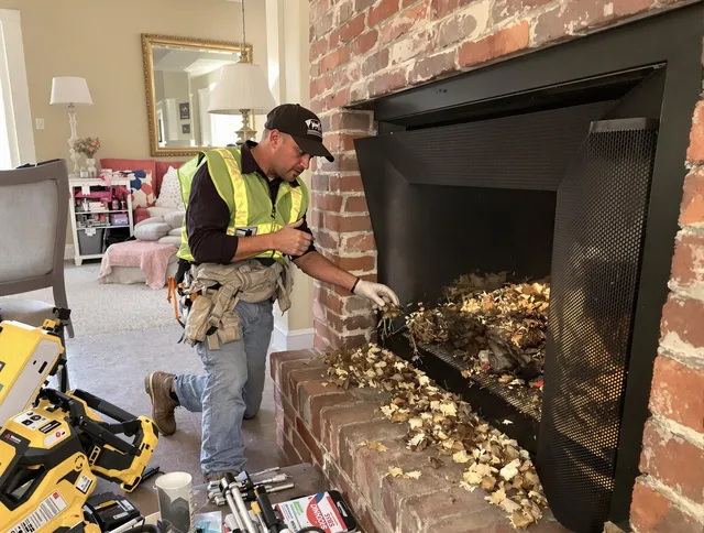 Safe screening installation by Windsor Chimney Sweep in Windsor, CT