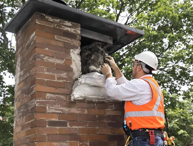 Humane removal of debris and animals by Windsor Chimney Sweep in Windsor, CT