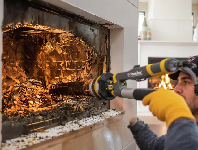 Professional chimney cleaning by Windsor Chimney Sweep in Windsor, CT