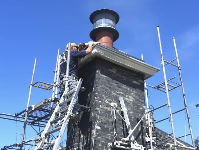 Sturdy chimney crown finished by Windsor Chimney Sweep in Windsor, CT