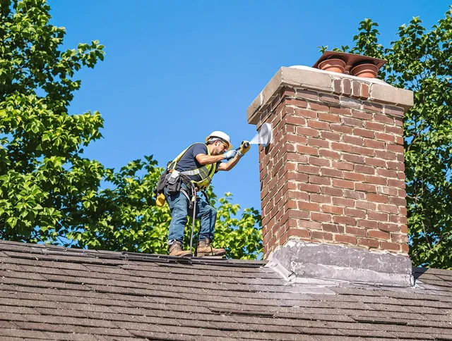 Windsor Chimney Sweep performing an inspection with advanced tools in Windsor, CT