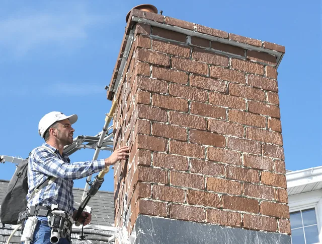Brickwork for a chimney rebuild by Windsor Chimney Sweep in Windsor, CT