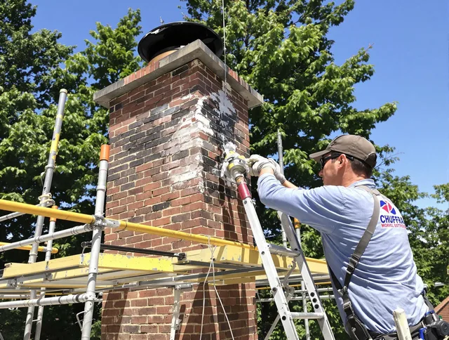 Structural chimney repair by Windsor Chimney Sweep in Windsor, CT