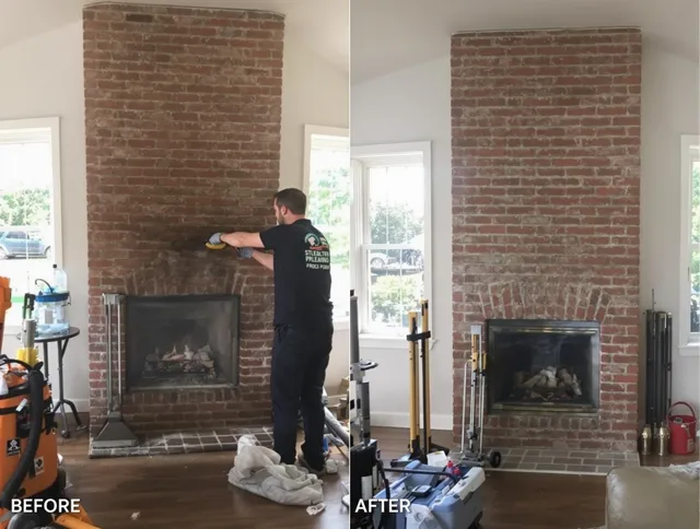 Finished chimney sweeping service by Windsor Chimney Sweep in Windsor, CT