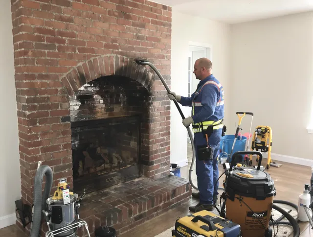 Windsor Chimney Sweep expert performing detailed chimney sweep in Windsor, CT